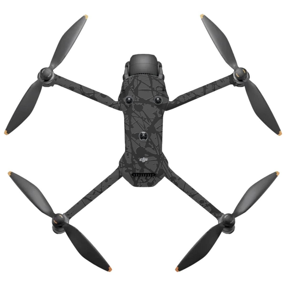Textured Black Splash DJI Mavic 4 Pro Drone Skin
