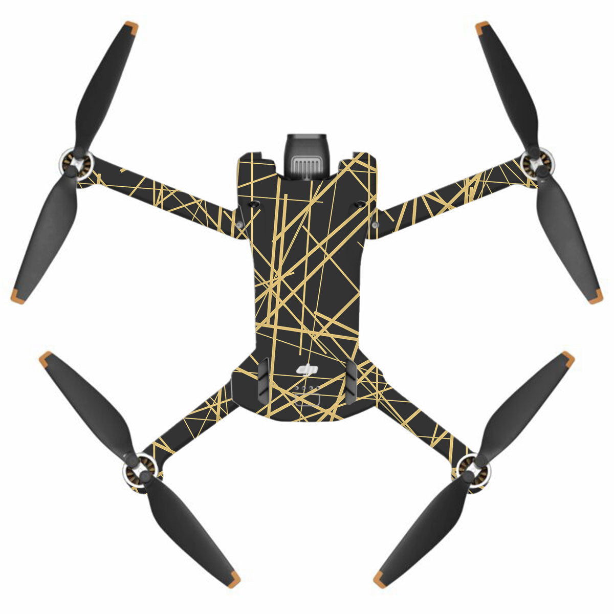 Textured Golden Web DJI Mini 3 Pro Drone Skin