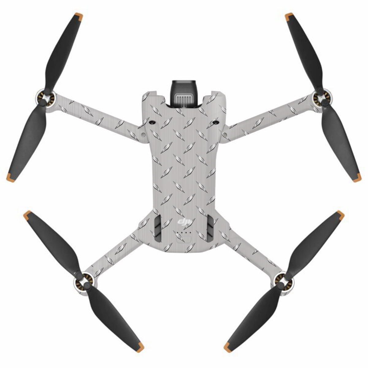 Textured Silver Tread DJI Mini 3 Pro Drone Skin