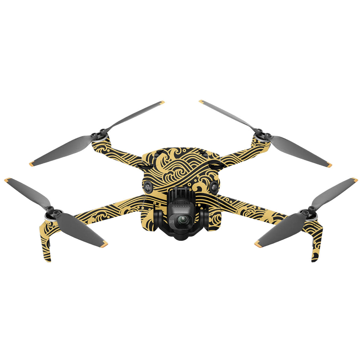 Textured Golden Tide DJI Mini 4 Pro Drone Skin
