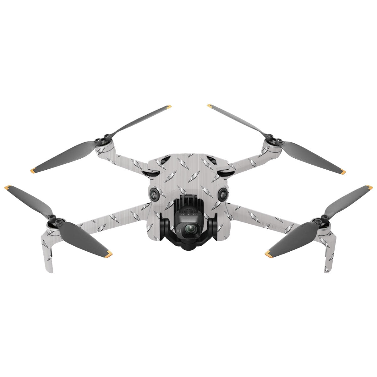 Textured Silver Tread DJI Mini 4 Pro Drone Skin
