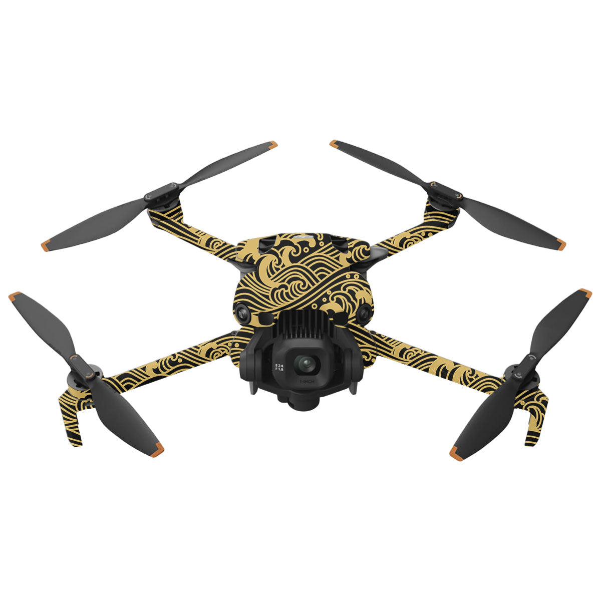 Textured Golden Tide DJI Mini 5 Pro Drone Skin