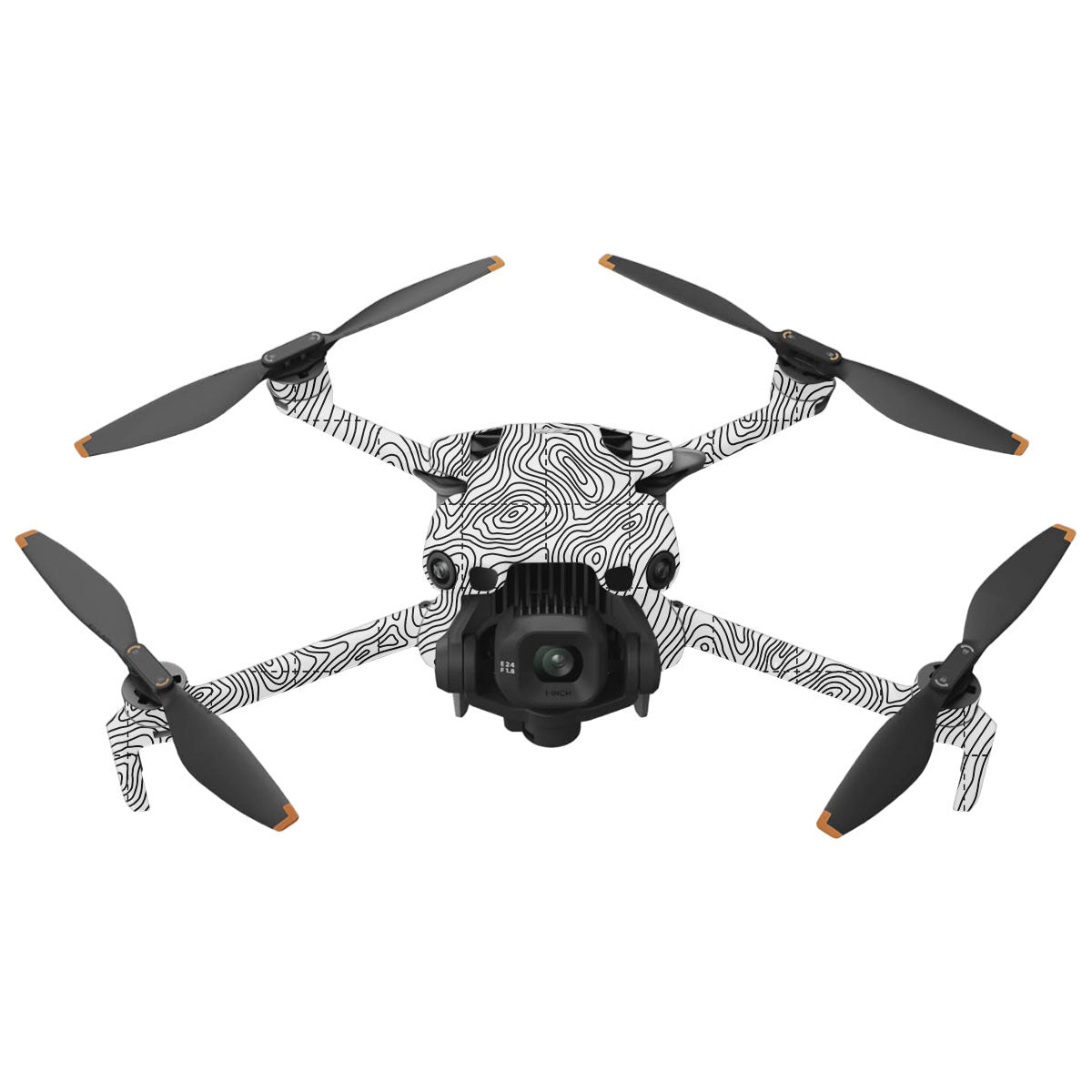 Textured Topo Flow DJI Mini 5 Pro Drone Skin