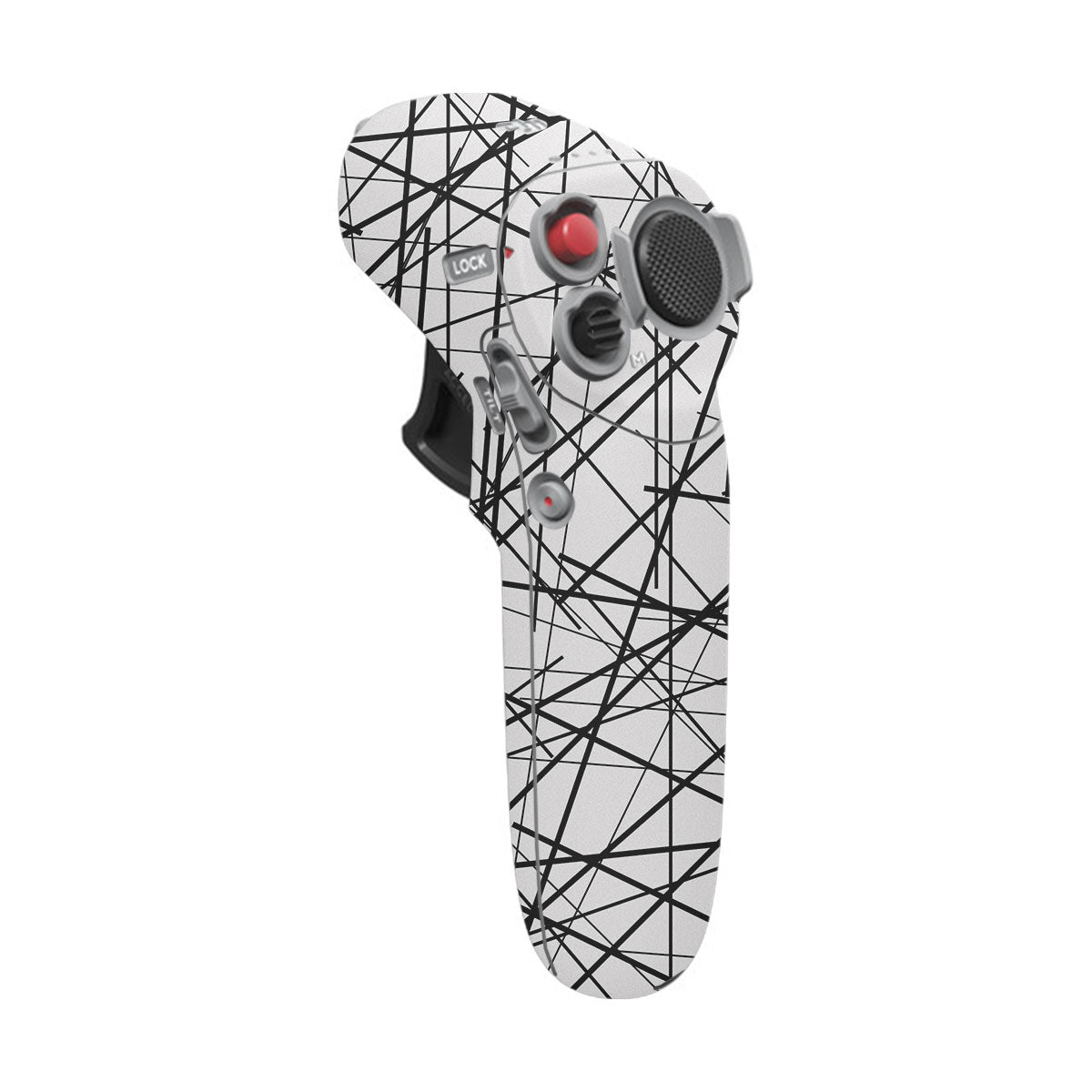 Textured White Chaos Line DJI Motion Remote Controller Skin