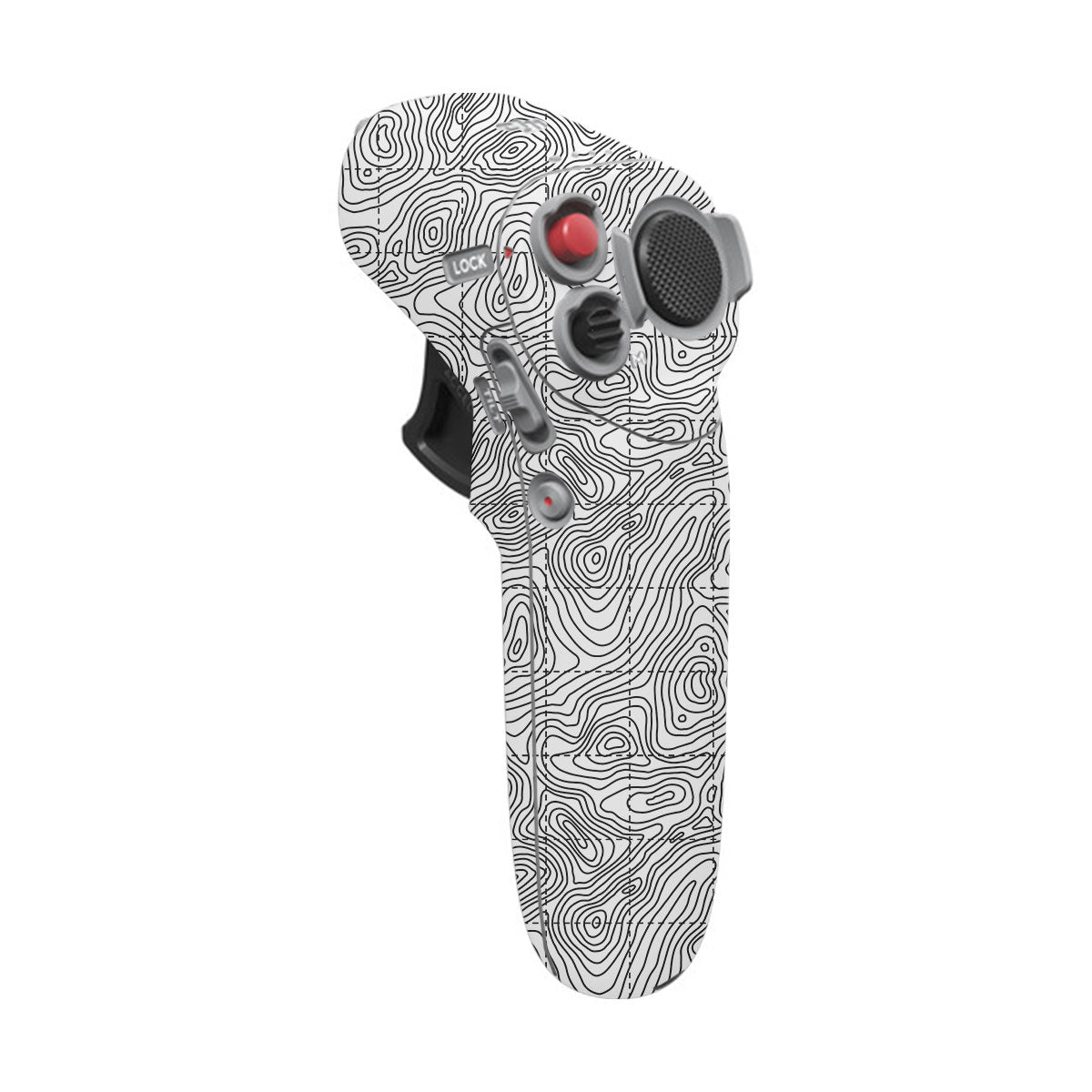 Textured Topo Flow DJI Motion Remote Controller Skin