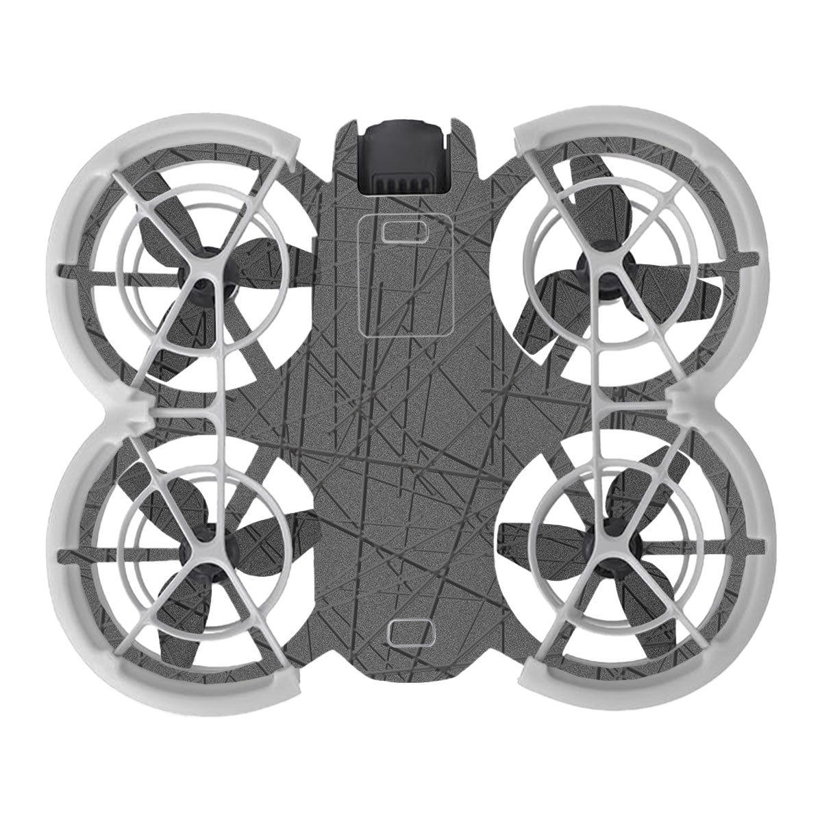 Textured Metallic Steel Grain DJI Neo Drone Skin