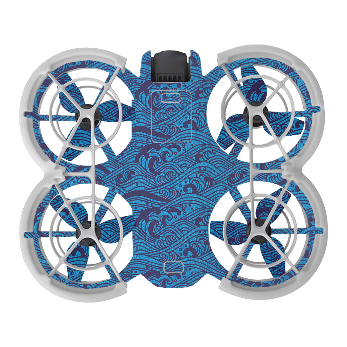 Textured Ocean Wave Blue DJI Neo Drone Skin