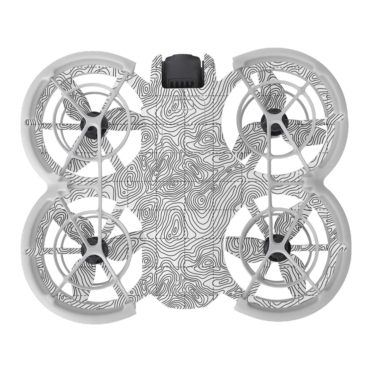 Textured Topo Flow DJI Neo Drone Skin