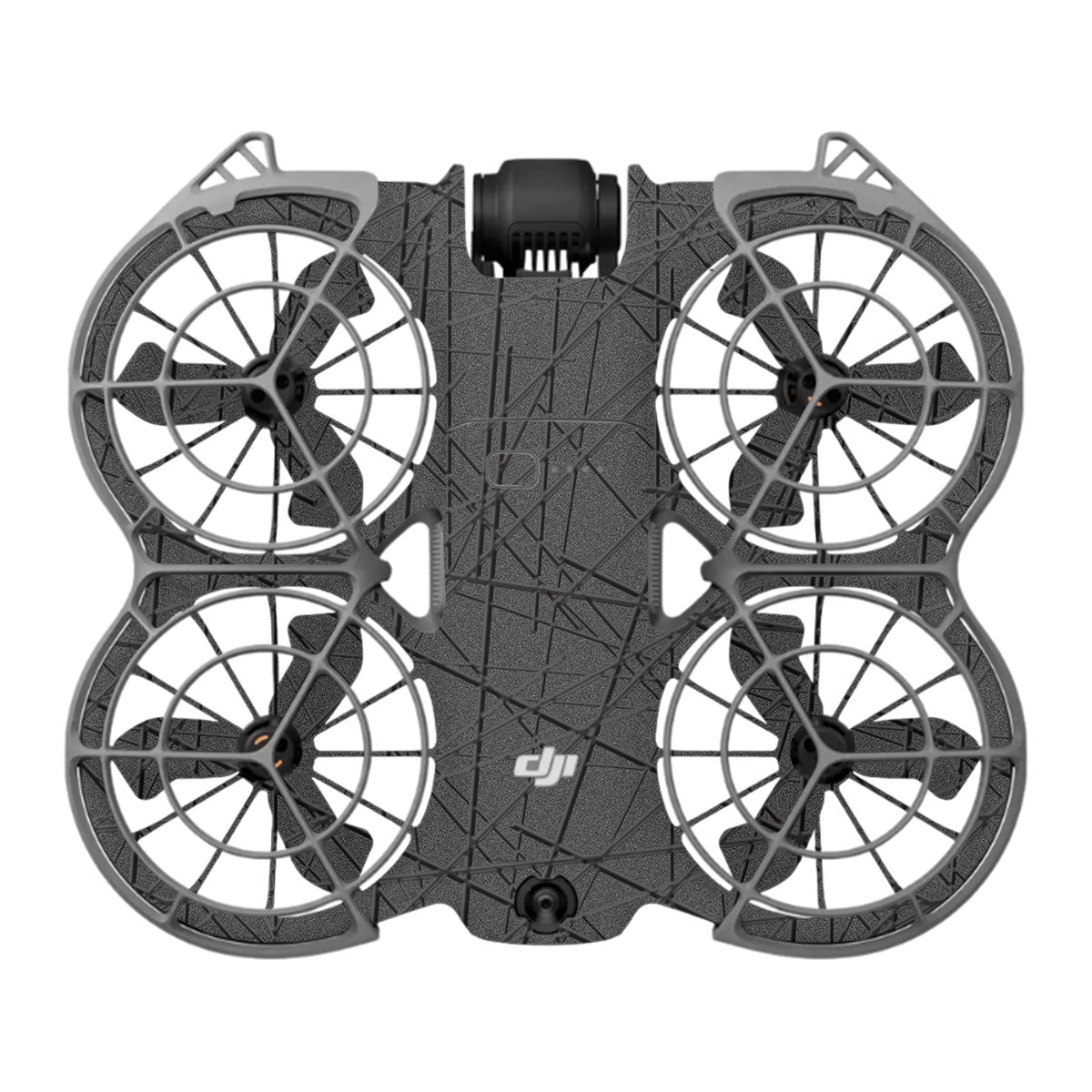 Textured Metallic Steel Grain DJI Neo 2 Drone Skin