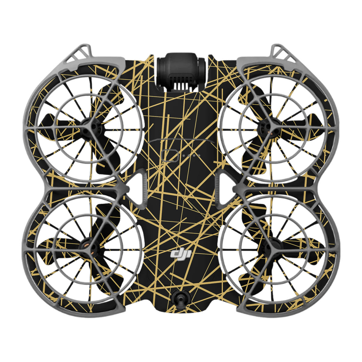 Textured Golden Web DJI Neo 2 Drone Skin