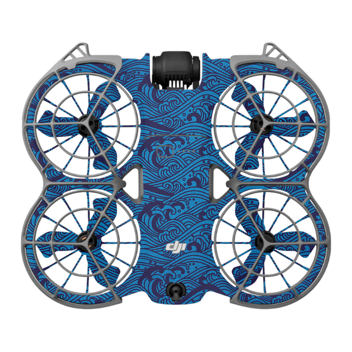 Textured Ocean Wave Blue DJI Neo 2 Drone Skin