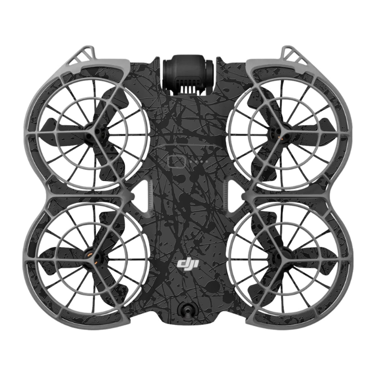 Textured Black Splash DJI Neo 2 Drone Skin