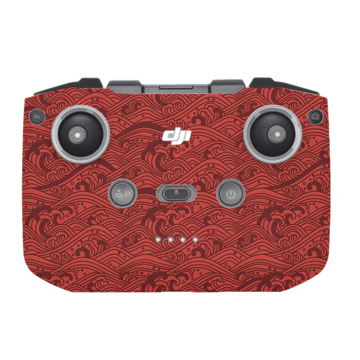 Textured Crimson Wave DJI RC-N1 Remote Controller Skin