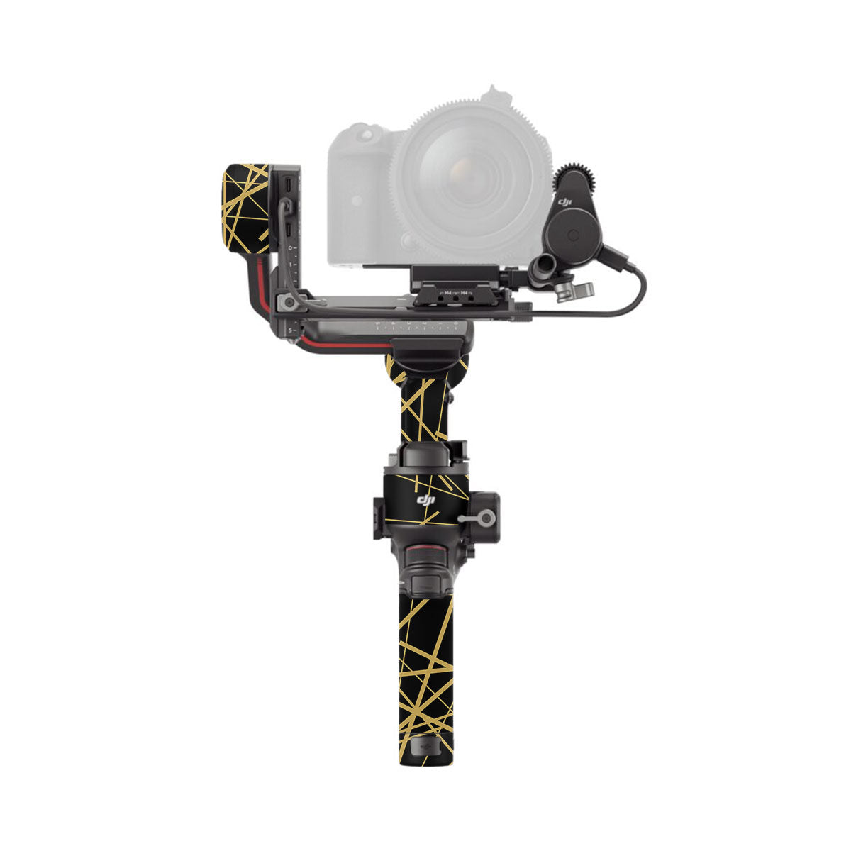 Textured Golden Web DJI RS 3 Gimbal Skin