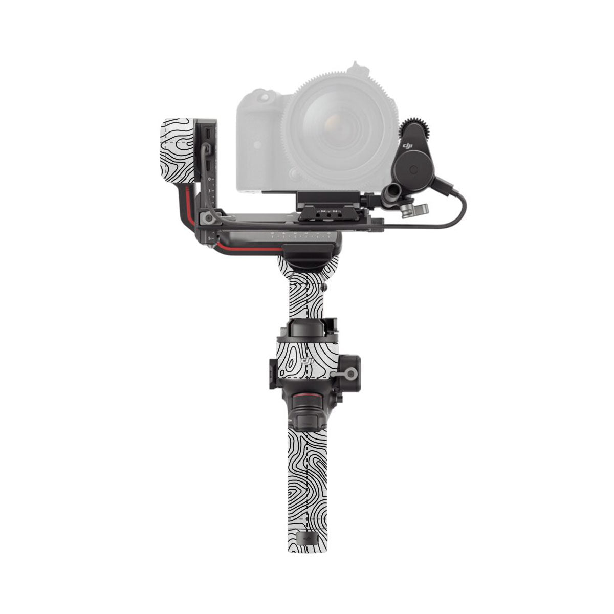 Textured Topo Flow DJI RS 3 Gimbal Skin