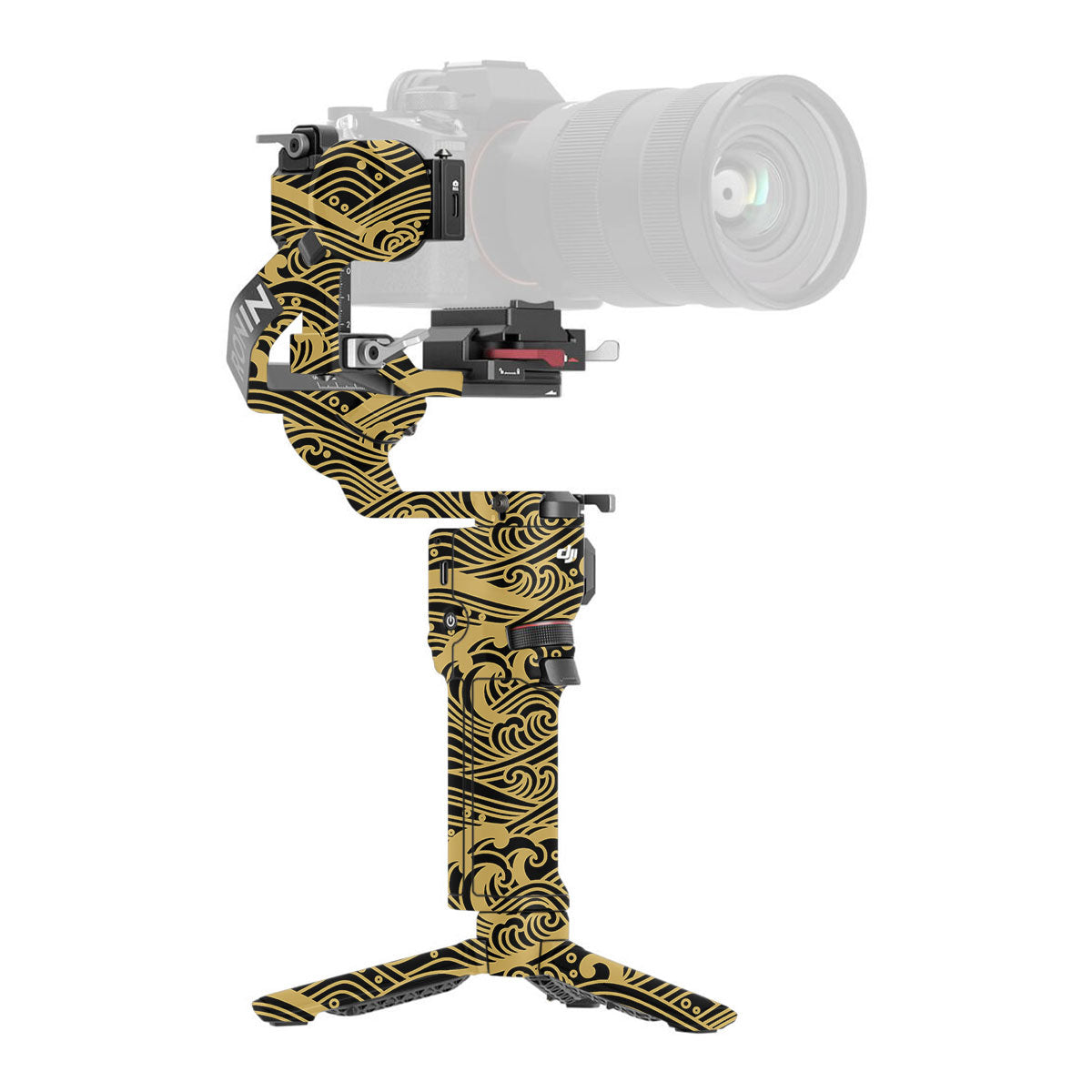Textured Golden Tide DJI RS 3 Mini Gimbal Skin