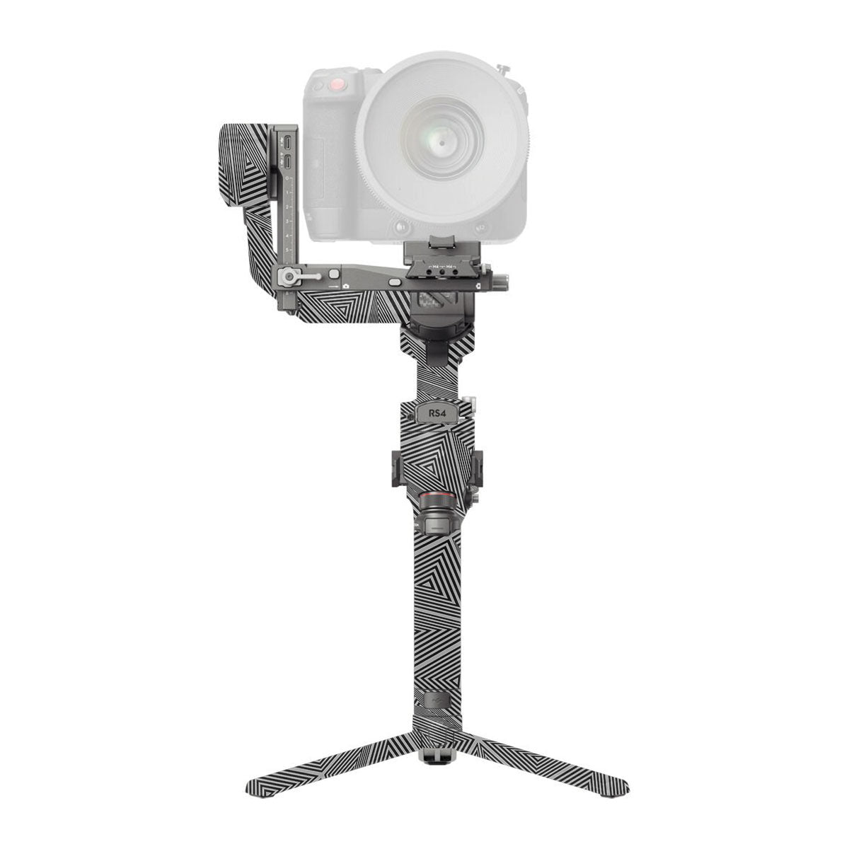 Textured Dark Prism Geometric DJI RS 4 Pro Gimbal Skin