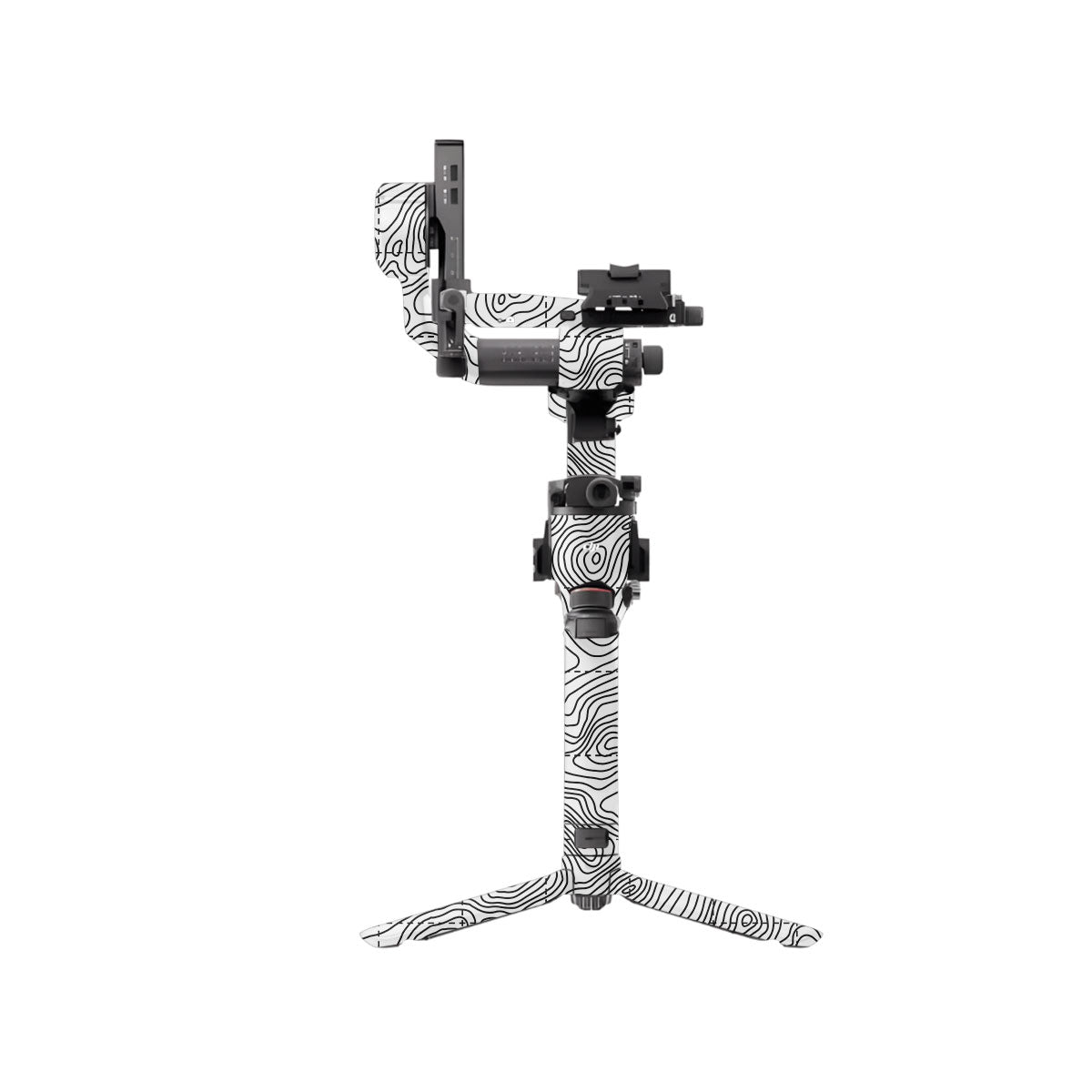 Textured Topo Flow DJI RS 5 Gimbal Skin