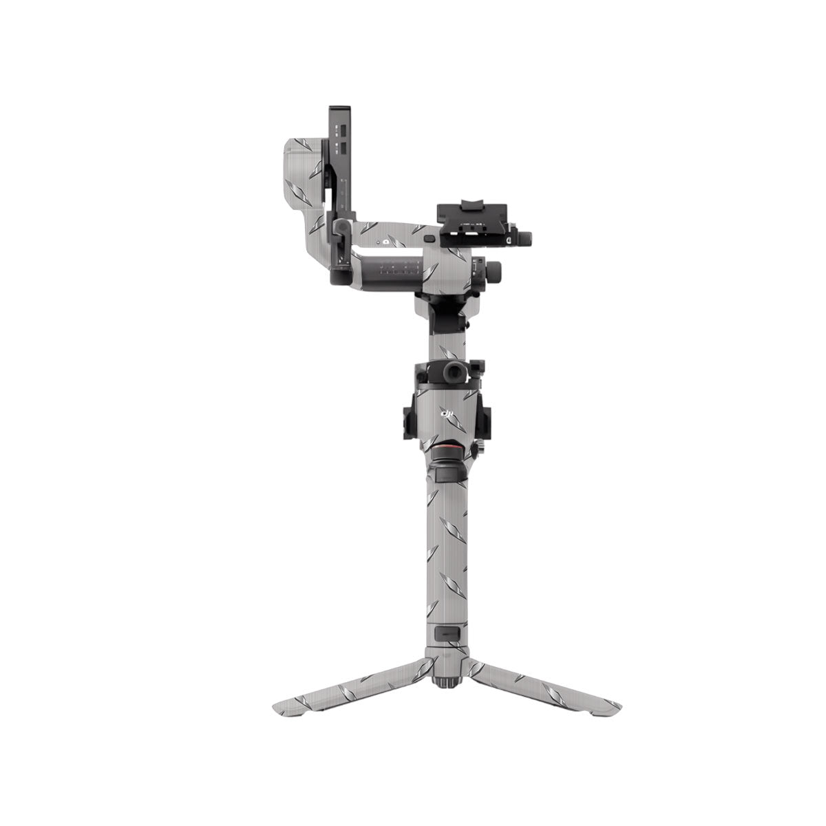 Textured Silver Tread DJI RS 5 Gimbal Skin