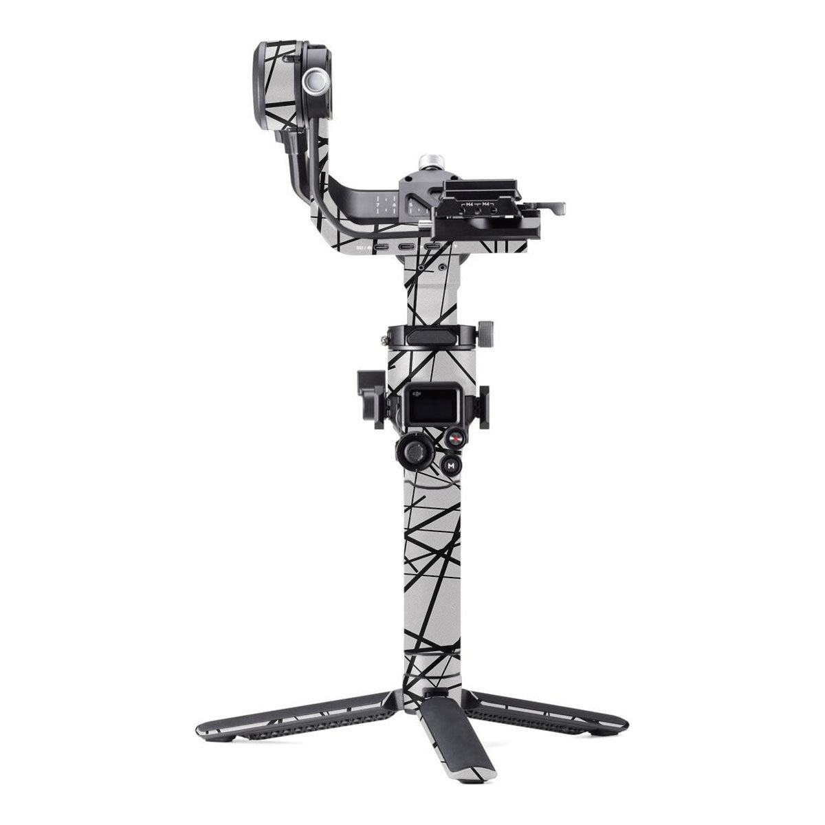 Textured White Chaos Line DJI RSC 2 Gimbal Skin