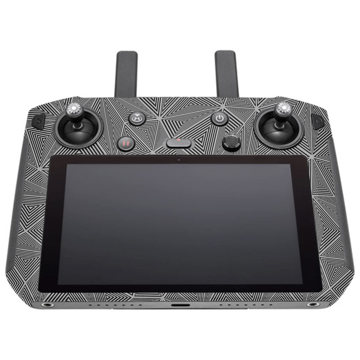 Textured Dark Prism Geometric DJI Smart Remote Controller Skin