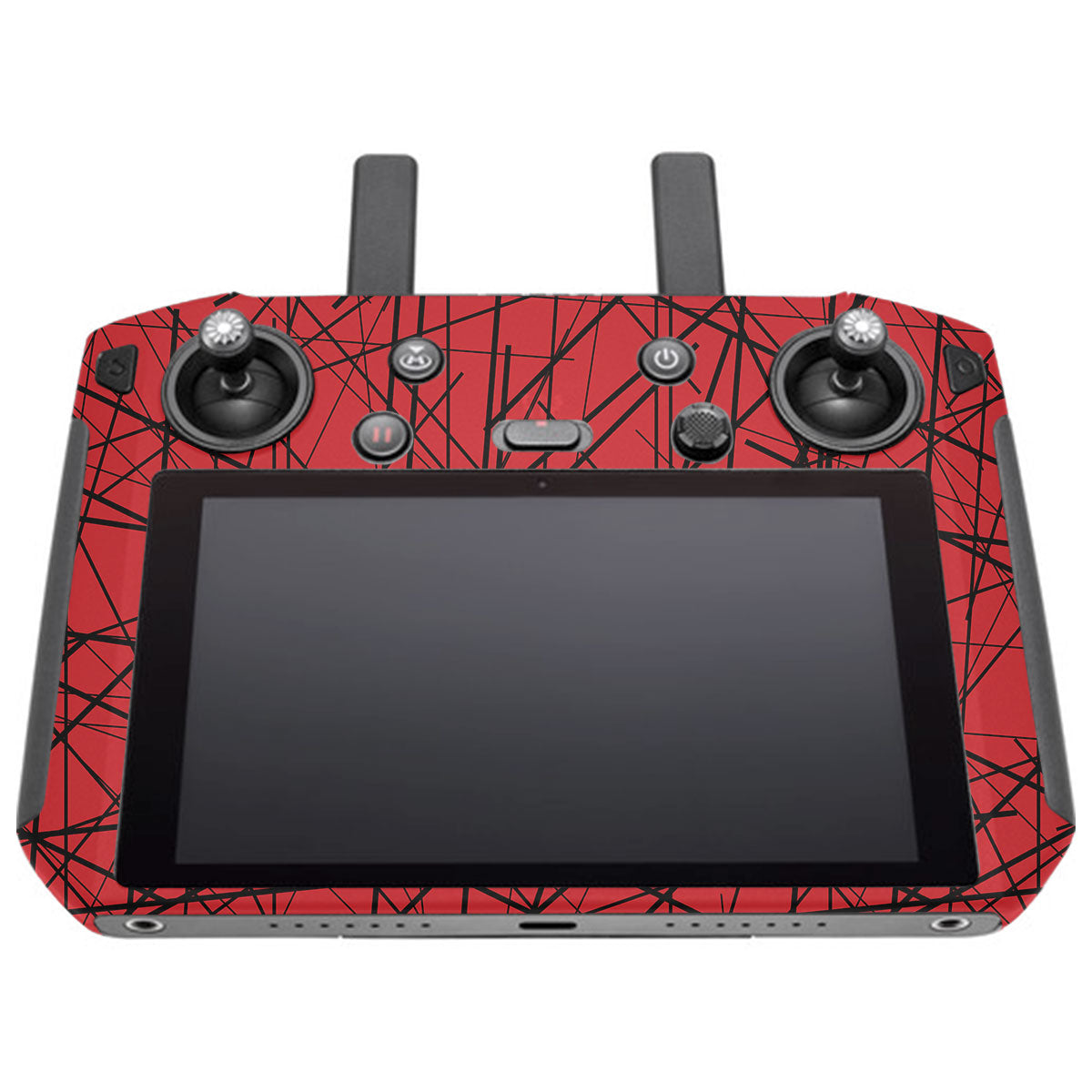 Textured Red Chaos Line DJI Smart Remote Controller Skin