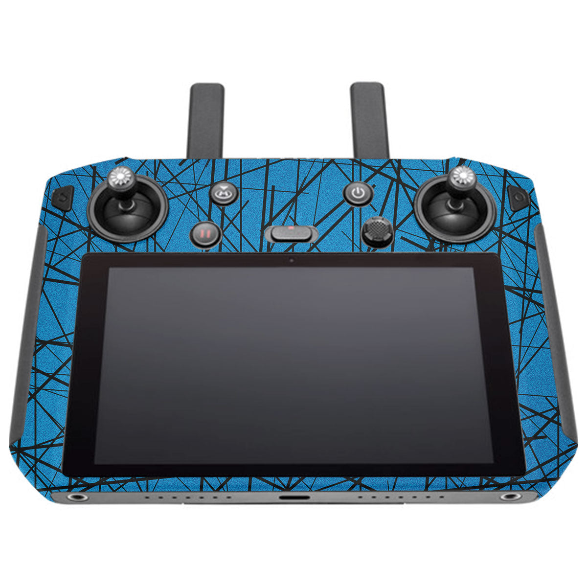 Textured Electric Blue Chaos DJI Smart Remote Controller Skin
