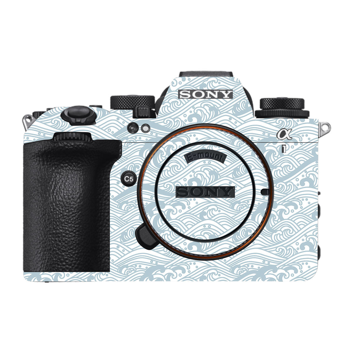 Textured Frost Wave Sony A1 Mark II Camera Skin