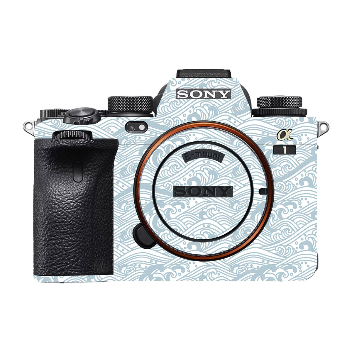 Textured Frost Wave Sony A1 Camera Skin