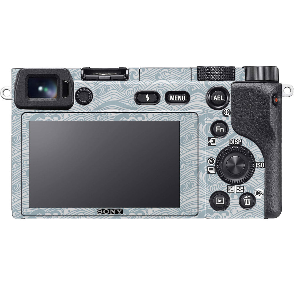 Textured Frost Wave Sony A6100 Camera Skin