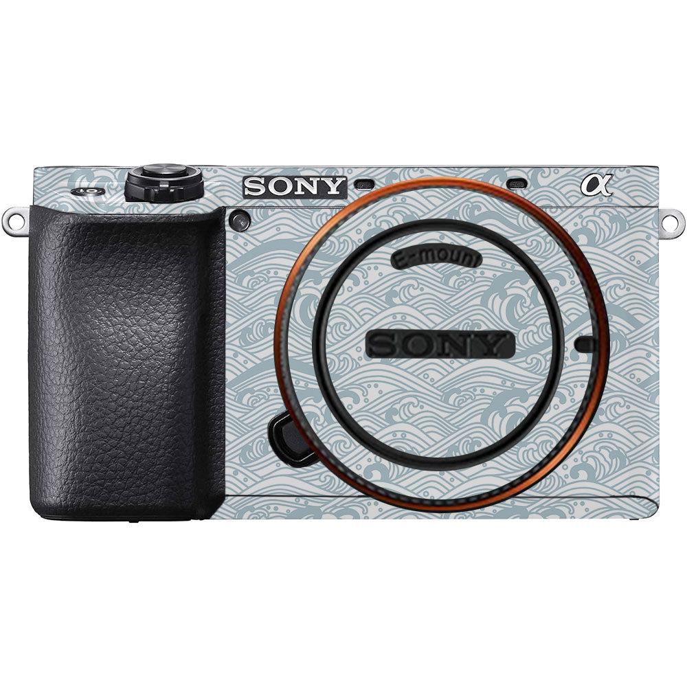 Textured Frost Wave Sony A6100 Camera Skin