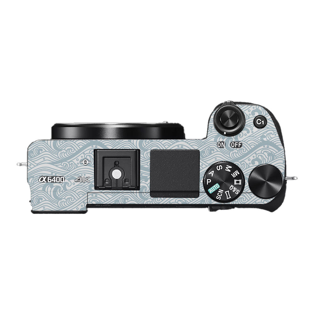 Textured Frost Wave Sony A6400 Camera Skin
