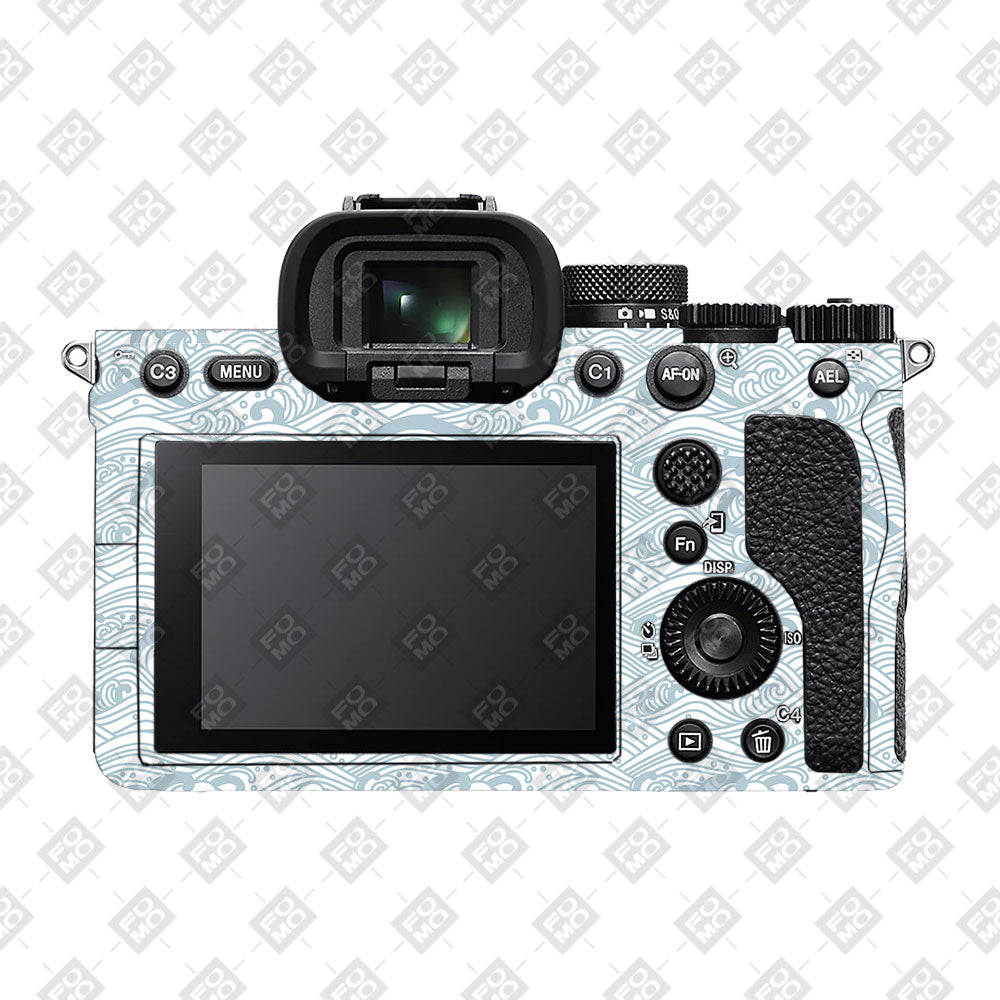 Textured Frost Wave Sony A7MIV Camera Skin