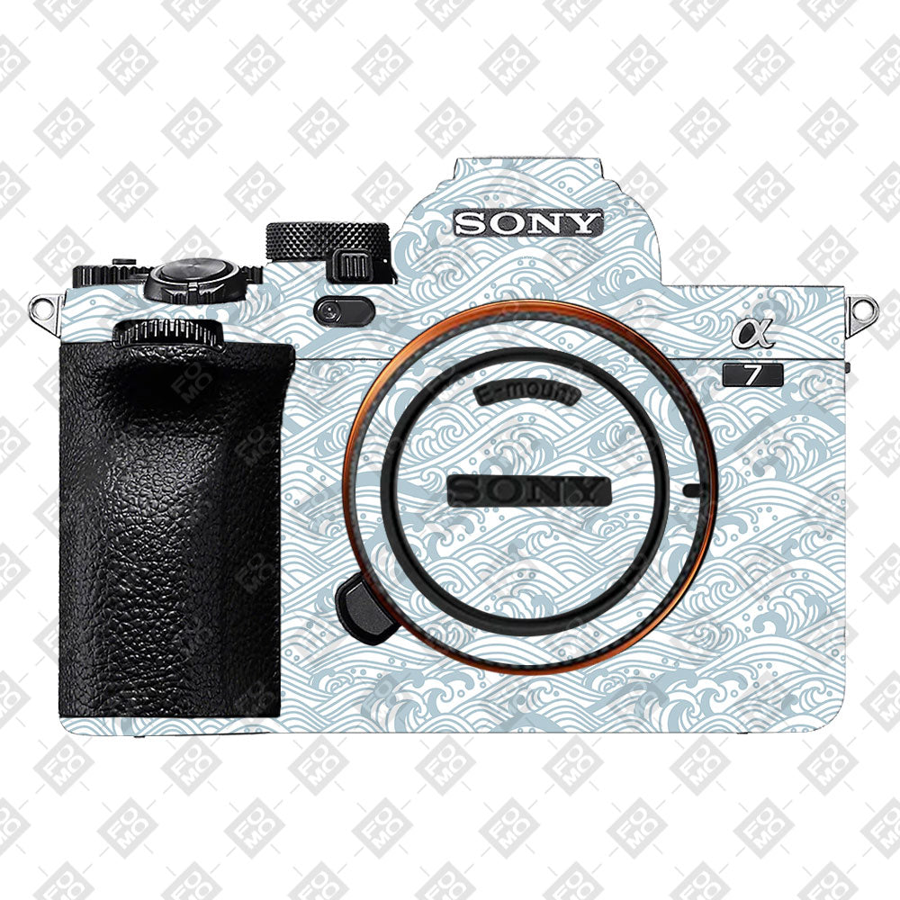 Textured Frost Wave Sony A7MIV Camera Skin
