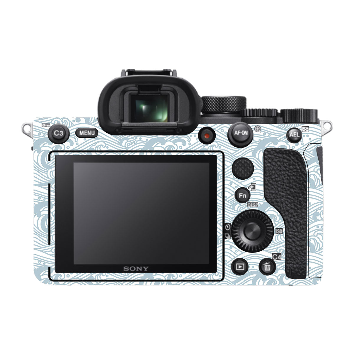 Textured Frost Wave Sony A7RV Camera Skin
