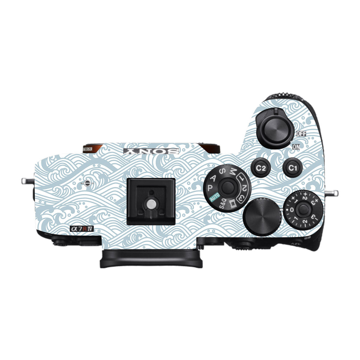 Textured Frost Wave Sony A7RV Camera Skin