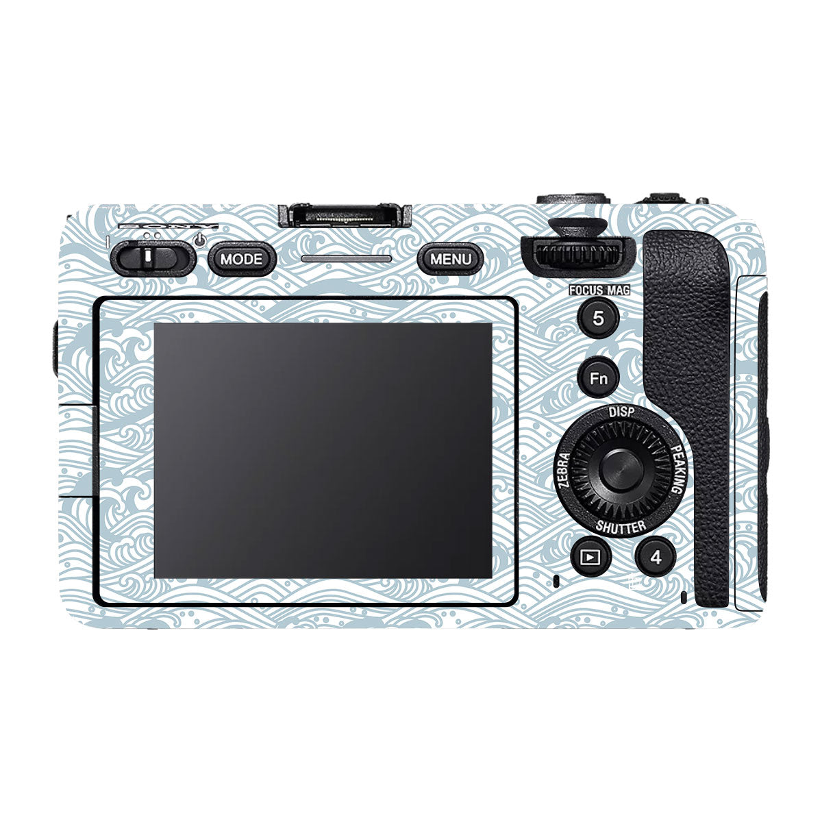 Textured Frost Wave Sony FX30 Camera Skin