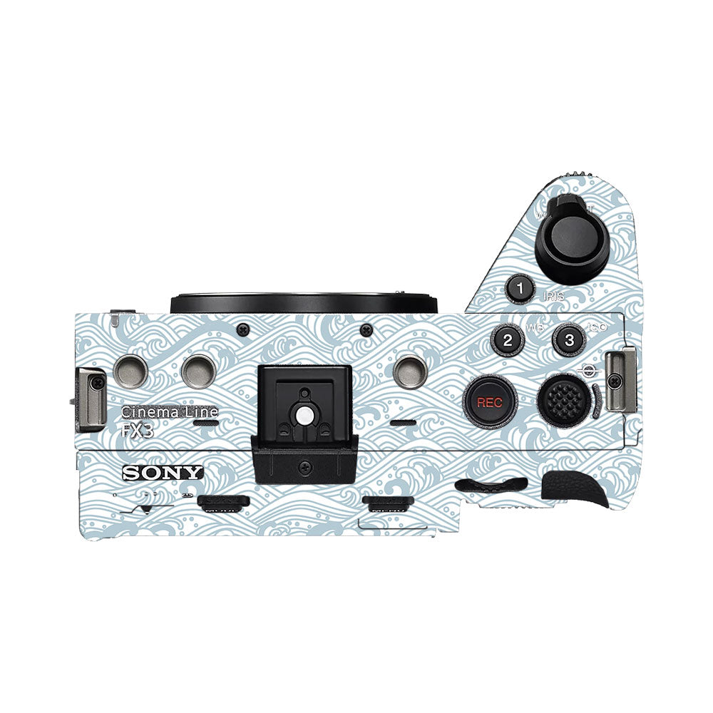Textured Frost Wave Sony FX3 Camera Skin