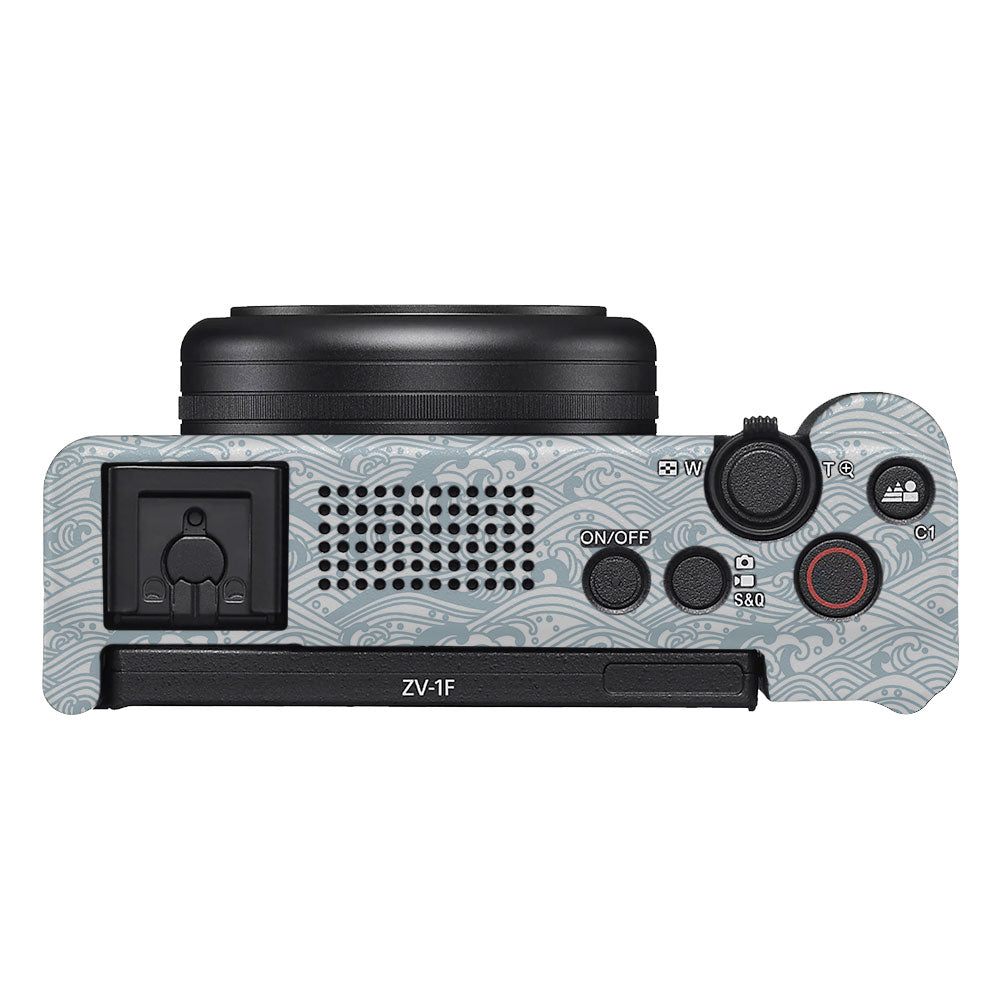 Textured Frost Wave Sony ZV-1F Camera Skin