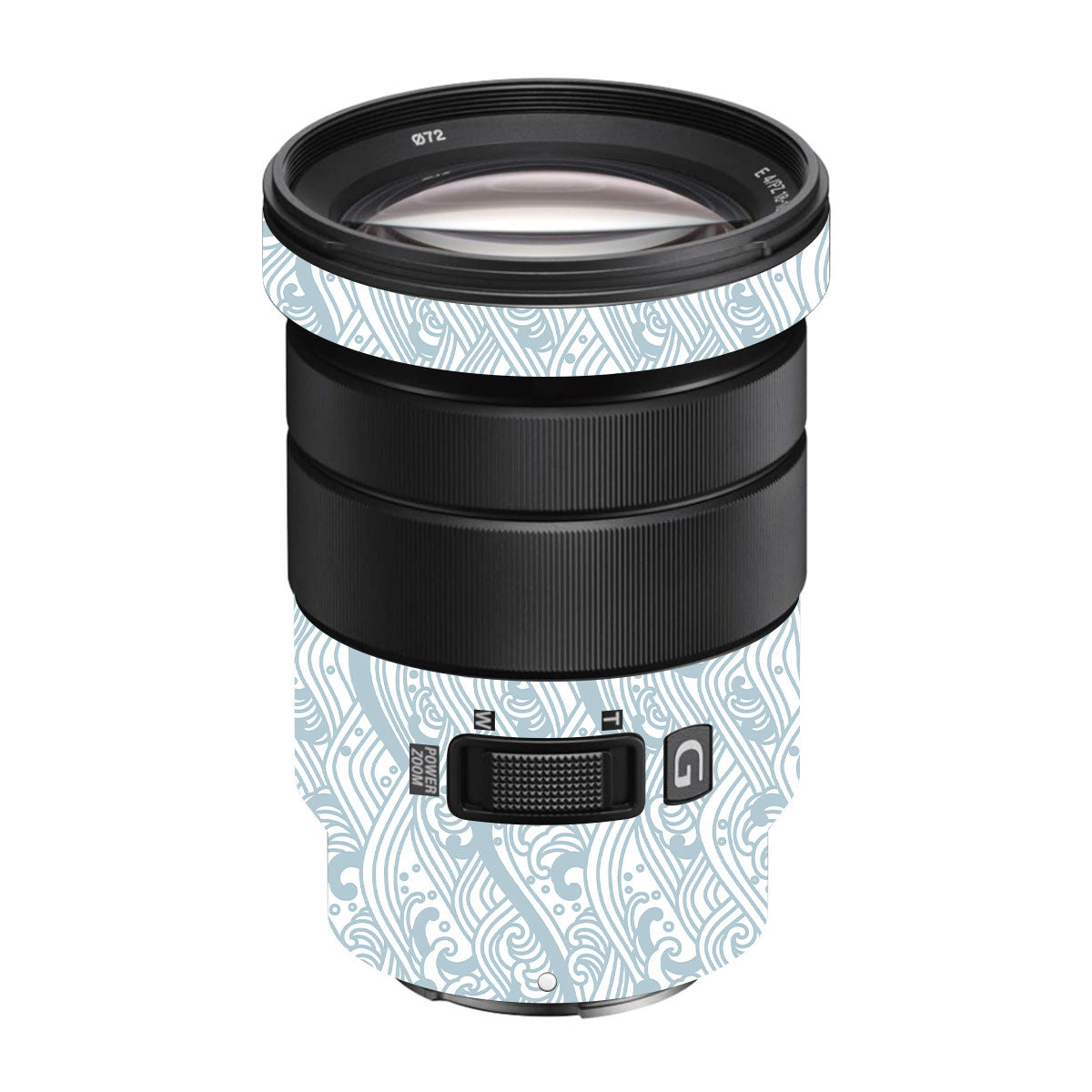 Textured Frost Wave Sony E 18-105mm F/4 Camera Lens Skin