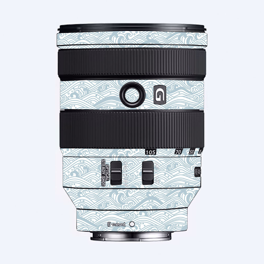 Textured Frost Wave Sony FE 24-105mm f/4 G OSS Camera Lens Skin