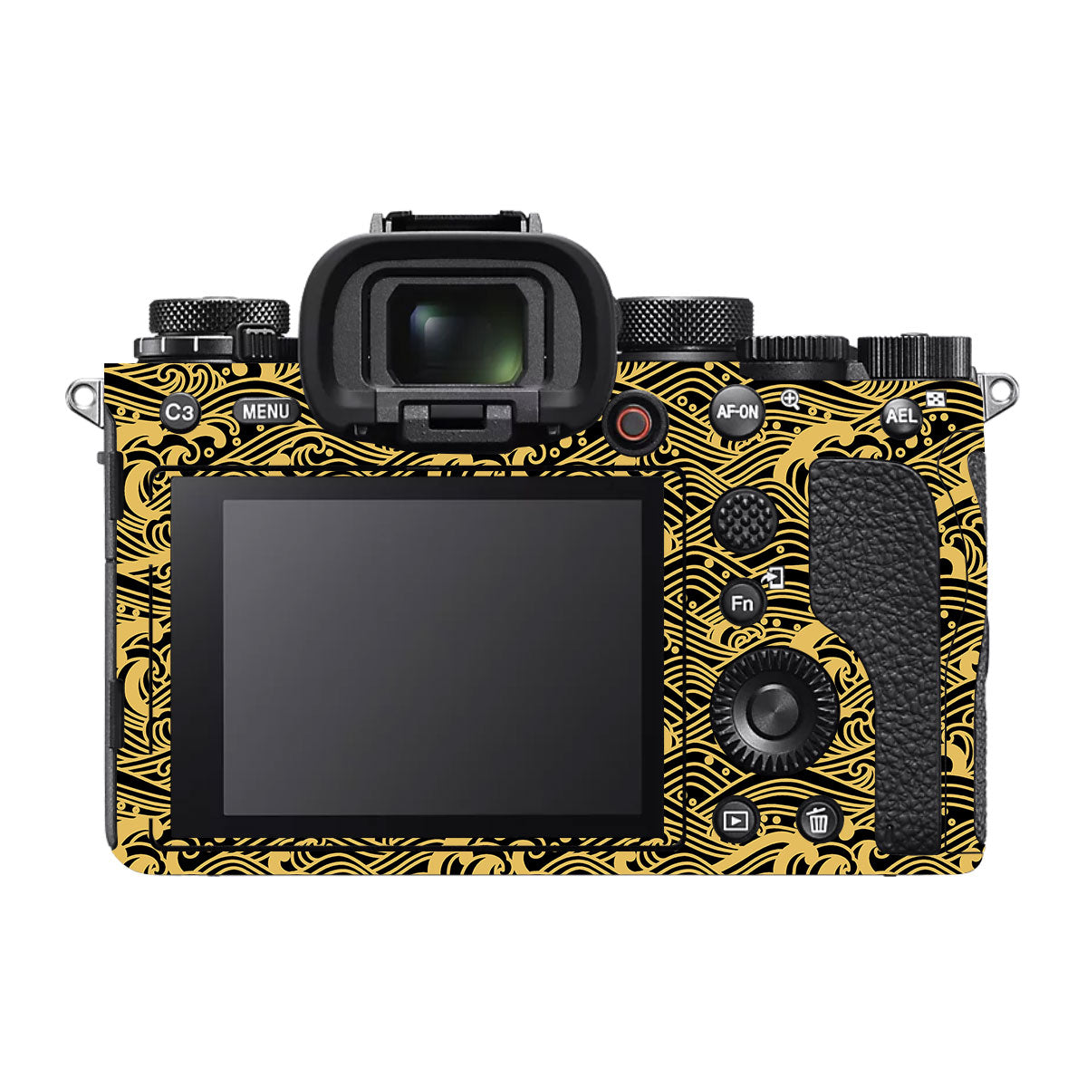 Textured Golden Tide Sony A1 Camera Skin
