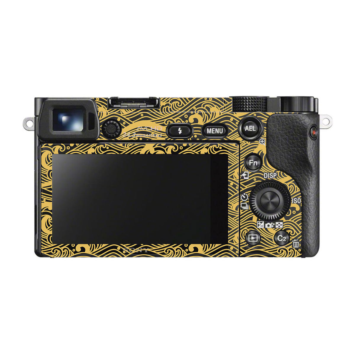 Textured Golden Tide Sony A6000 Camera Skins