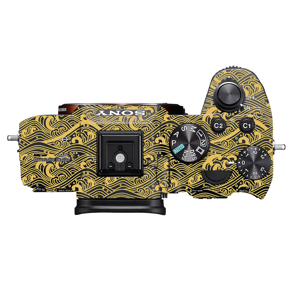 Textured Golden Tide Sony A7MIII Camera Skin