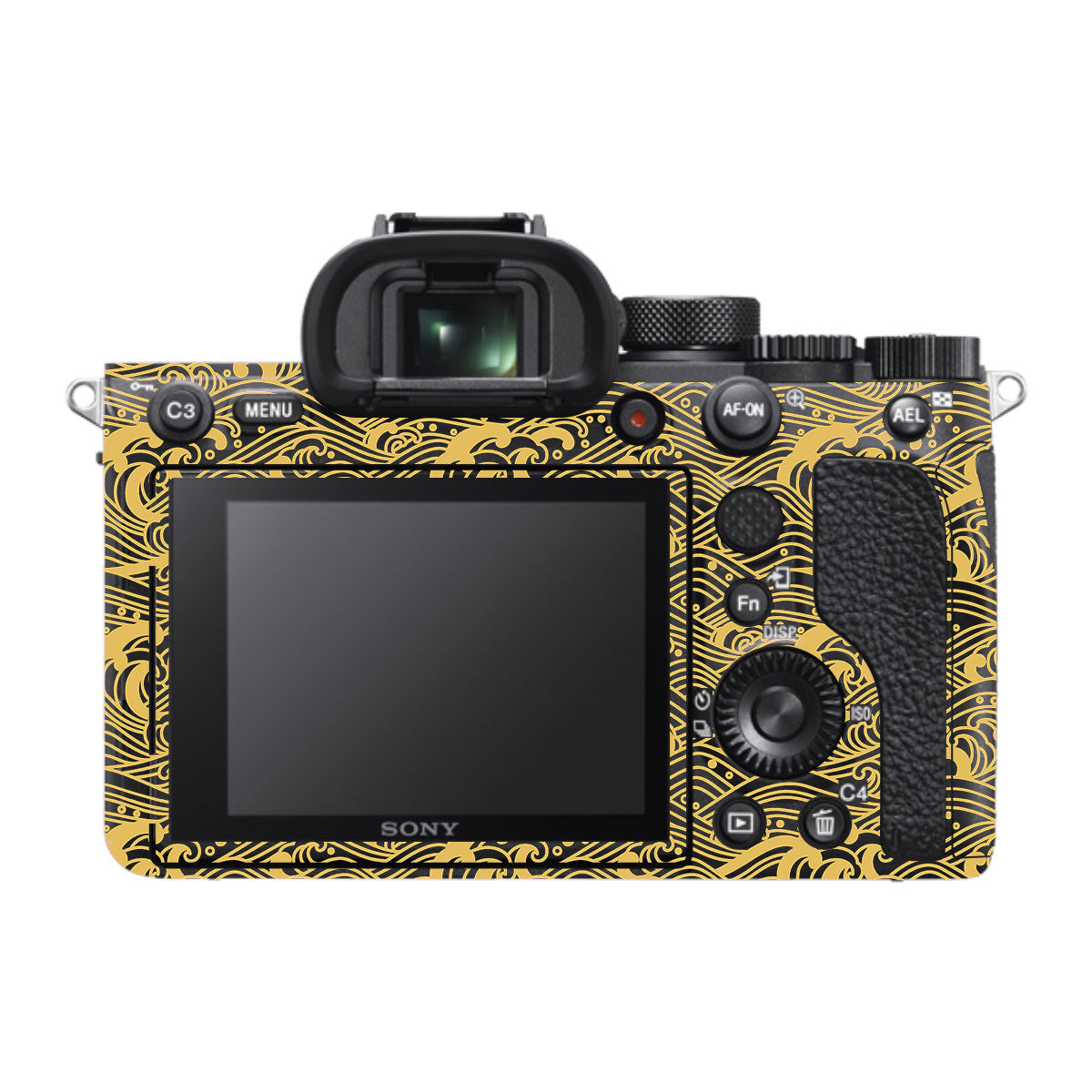 Textured Golden Tide Sony A7RV Camera Skin