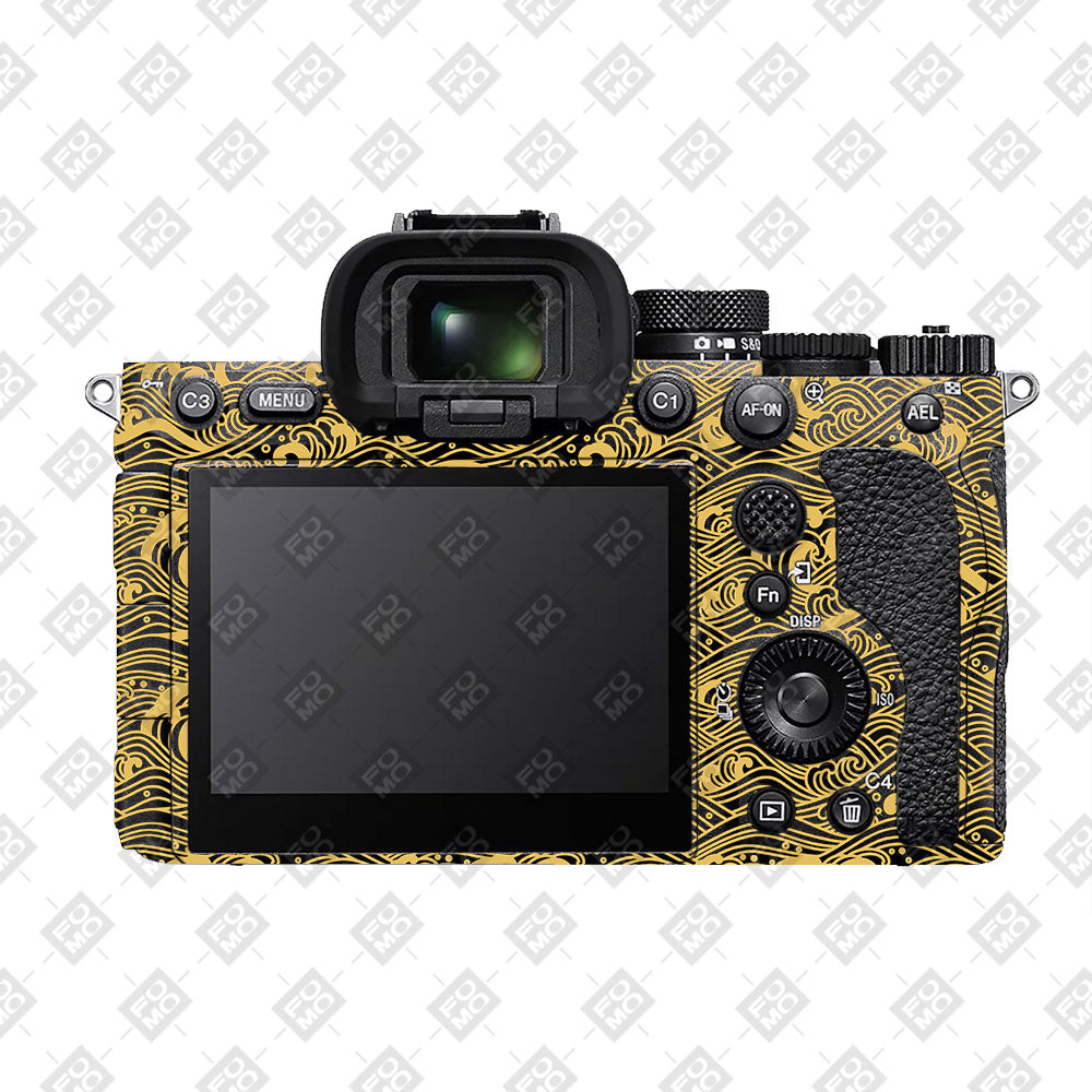 Textured Golden Tide Sony A7 S Camera Skin