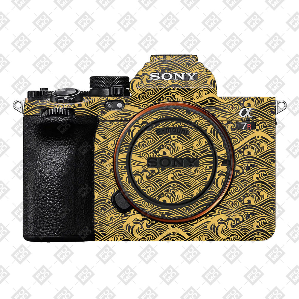 Textured Golden Tide Sony A7 S Camera Skin