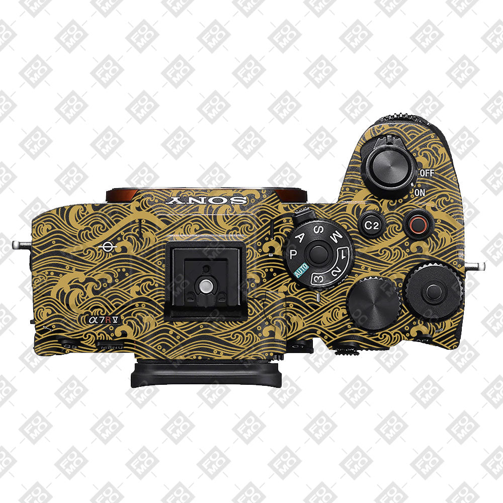 Textured Golden Tide Sony A7 S Camera Skin