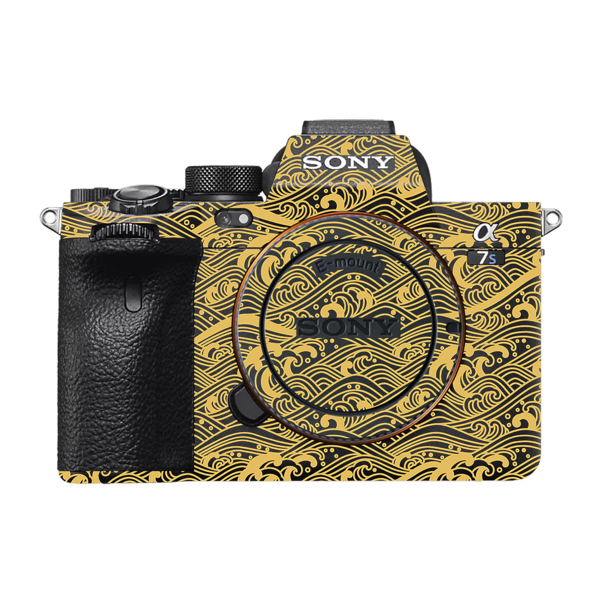 Textured Golden Tide Sony A7S II Camera Skins