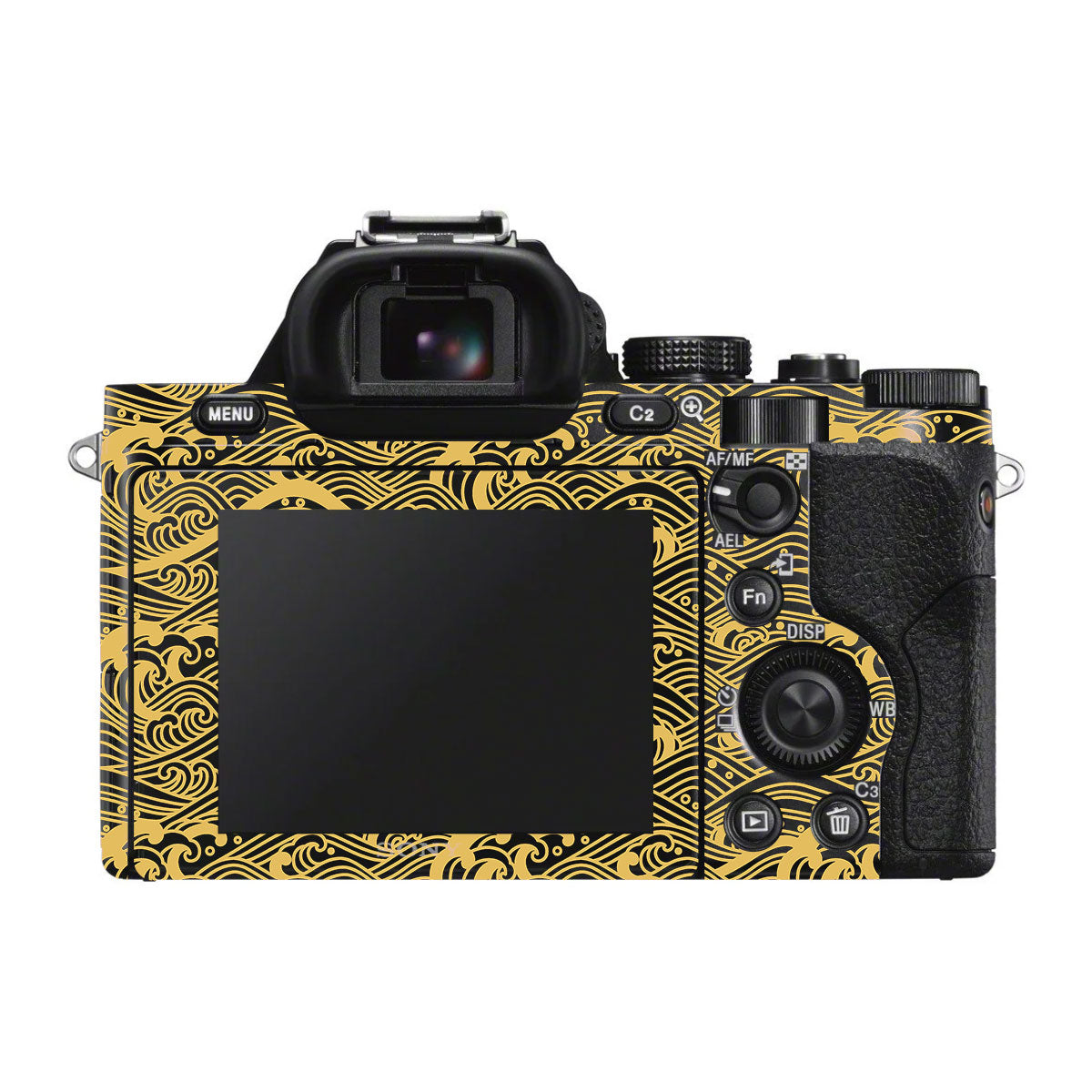 Textured Golden Tide Sony A7 V Camera Skin